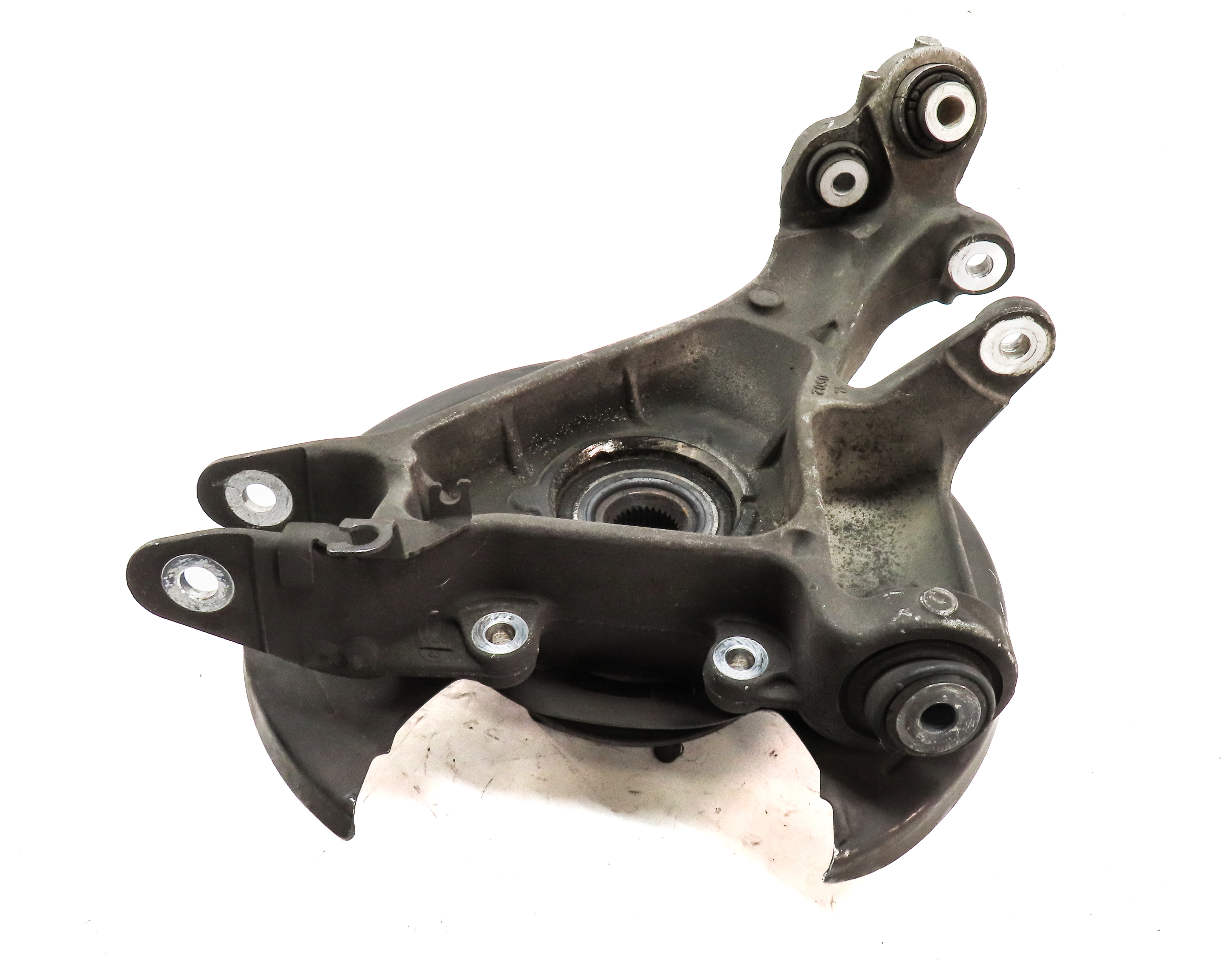 2013-2016 RANGE ROVER (L405) LEFT DRIVER REAR SPINDLE KNUCKLE WHEEL HUB — exact item pictured